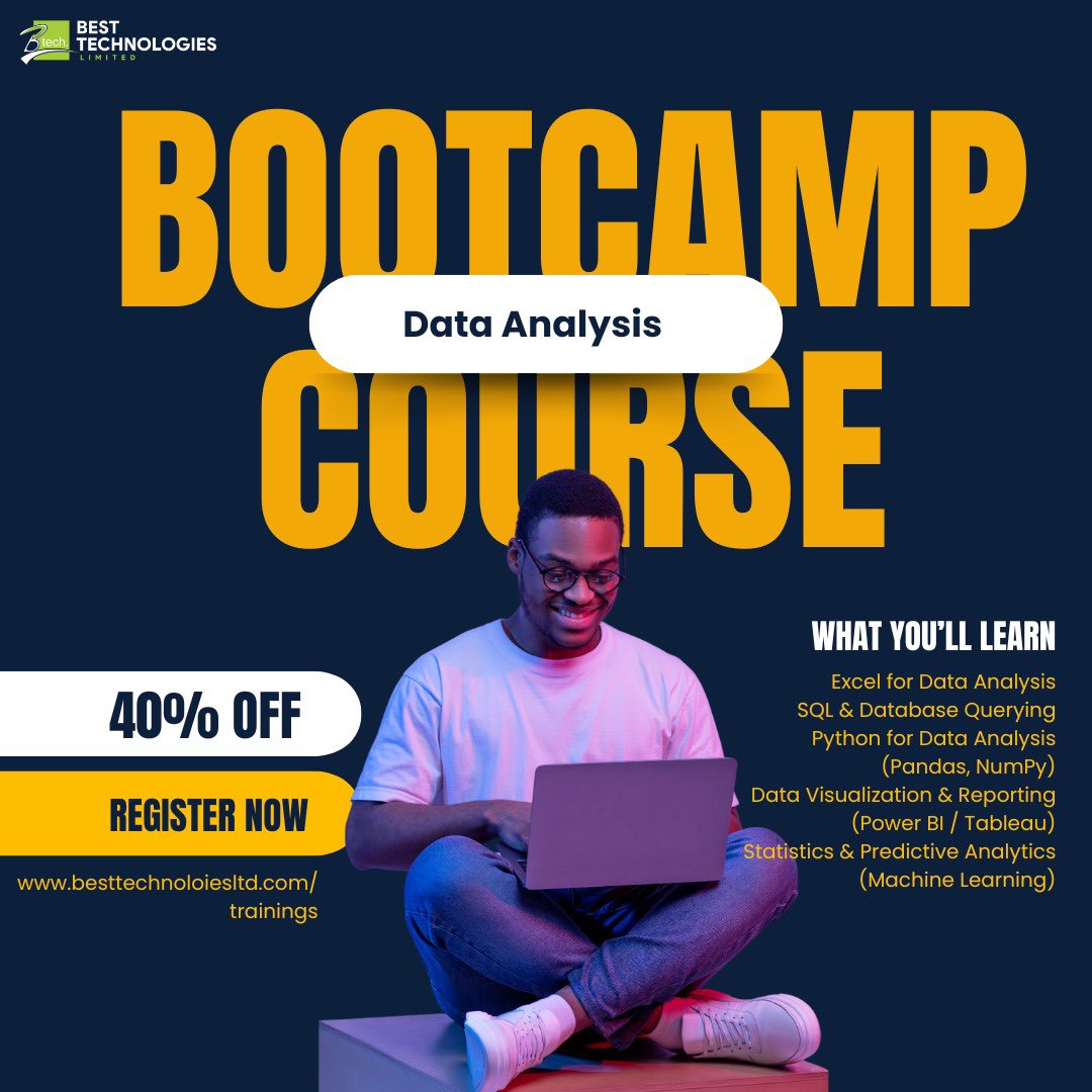 besttech_ltd's tweet image. Don’t just learn tech - master it.
Build bold. Code fearless. Become unstoppable. 💻🔥

#BestTechBootcamp #TechRevolution #CodeWithConfidence #FutureInYourHands #SoftwareDevelopment #NextGenInnovator #BestTechNigeria