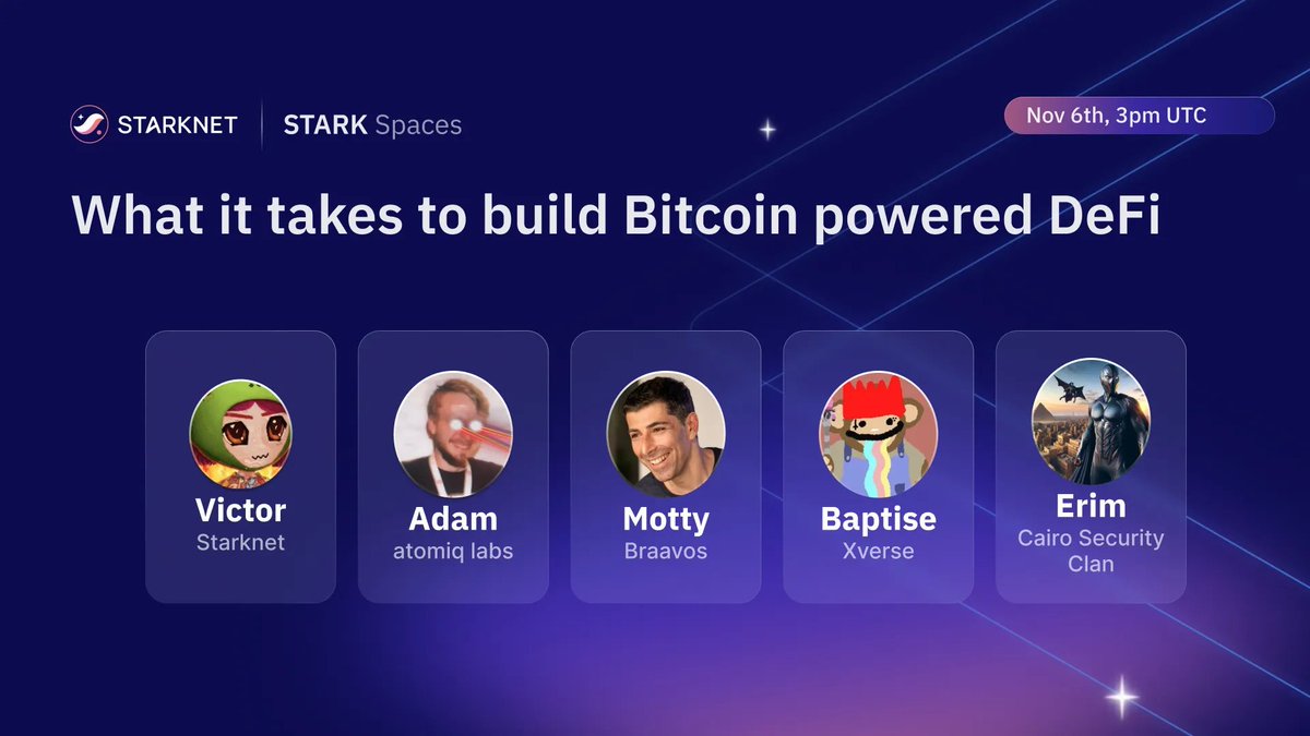 Starknet (Privacy arc) 🥷 tweet media