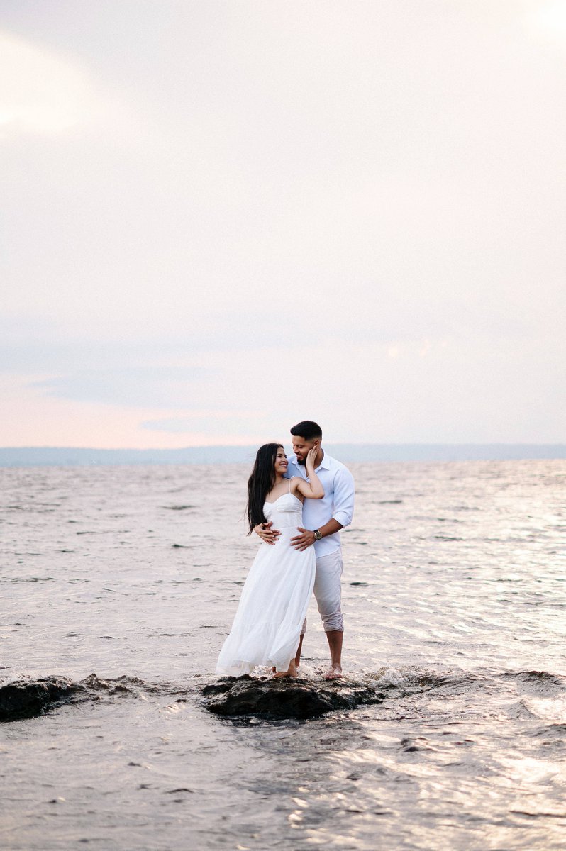 Esse ensaio ficou lindo demais
 E nem ia ter pôr-do-sol nesse dia