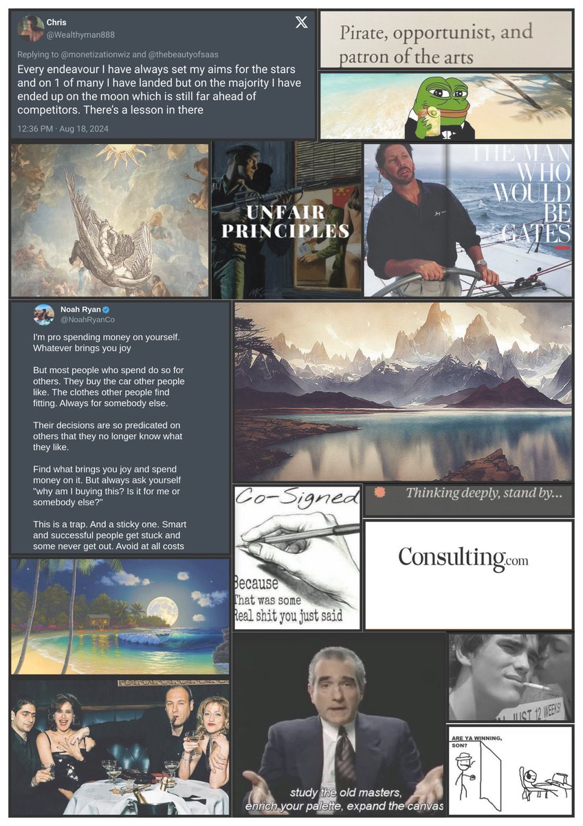 thebeautyofsaas's tweet image. Decided to turn my “keep going” collection into an artbook

State of mind