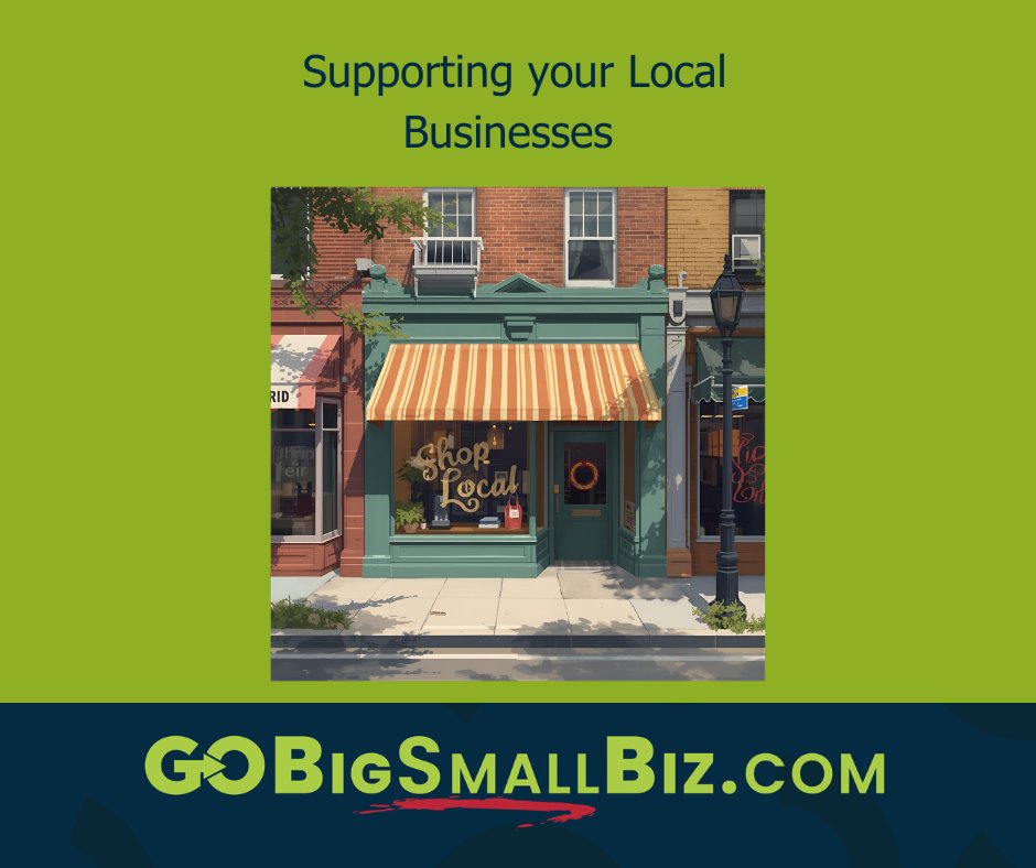 GoBigSmallBiz1's tweet image. Local businesses are the backbone of our community—let’s stand with them today and every day.