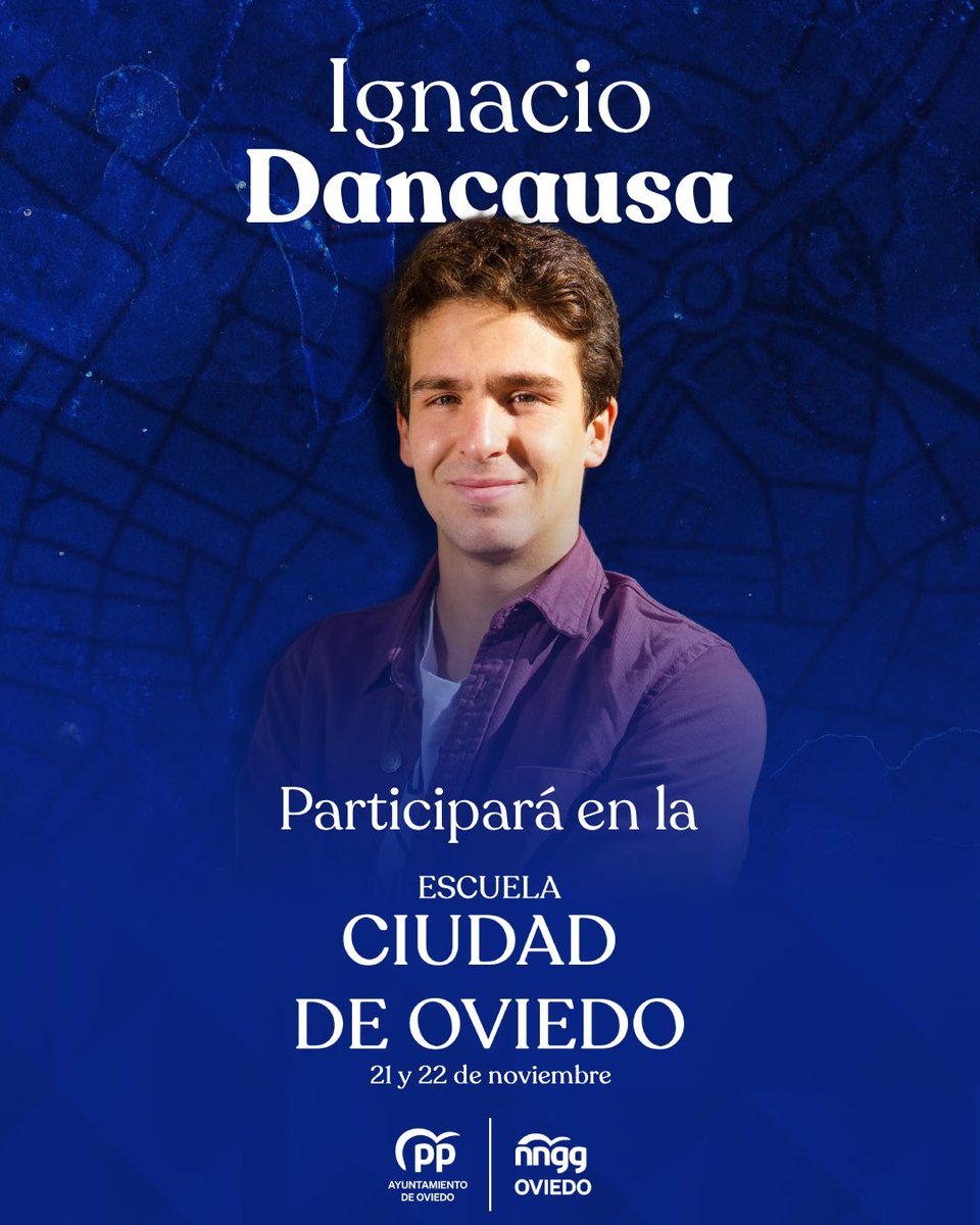 💙 ¡Ignacio Dancausa participará en la Escuela Nuevas Generaciones Ciudad de Oviedo!

👉 Inscríbete usando el siguiente enlace: forms.gle/z95JYfhY4nx5GC…