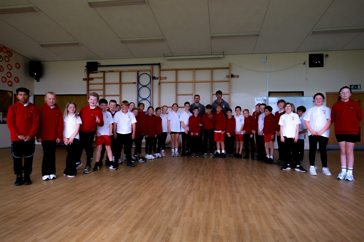 As part of the #EFLWeekOfAction, Lewis McCann and Will Johnson joined local school children for a fun-filled #JoyOfMoving session, complete with games, smiles, and a best goal celebration competition!
 
A fantastic afternoon celebrating movement, teamwork, and the power of