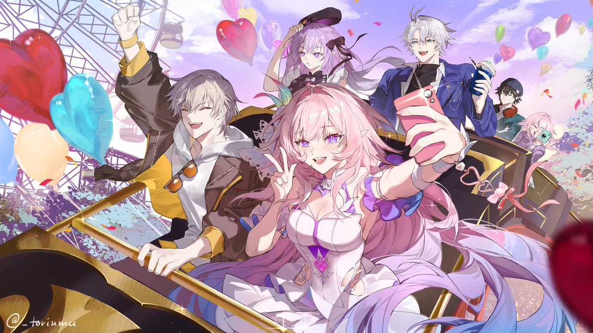 New Illustration from HoYoLAB 3.7 Character Channel Event: The Grand Chrysos Theme Park  

Phase 1: 11.05-11.24    

Check out the fun adventures &amp; a chance to win giveaway &amp; rewards!  

-Art: <a href="/_toriumu/">toriumu</a>
-Event: <a href="/HoYoLAB_Minsan/">_Minsan</a>

#HonkaiStarRail #崩壊スターレイル