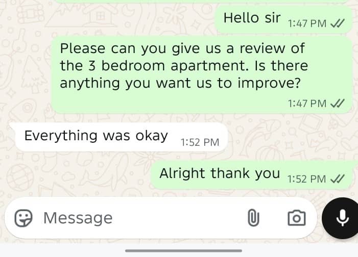 shortletrentals's tweet image. Each stay inspires us to create even better experiences

Thank you to all our guests for trusting us!

#shortletrenrals #review #clienttestimonial