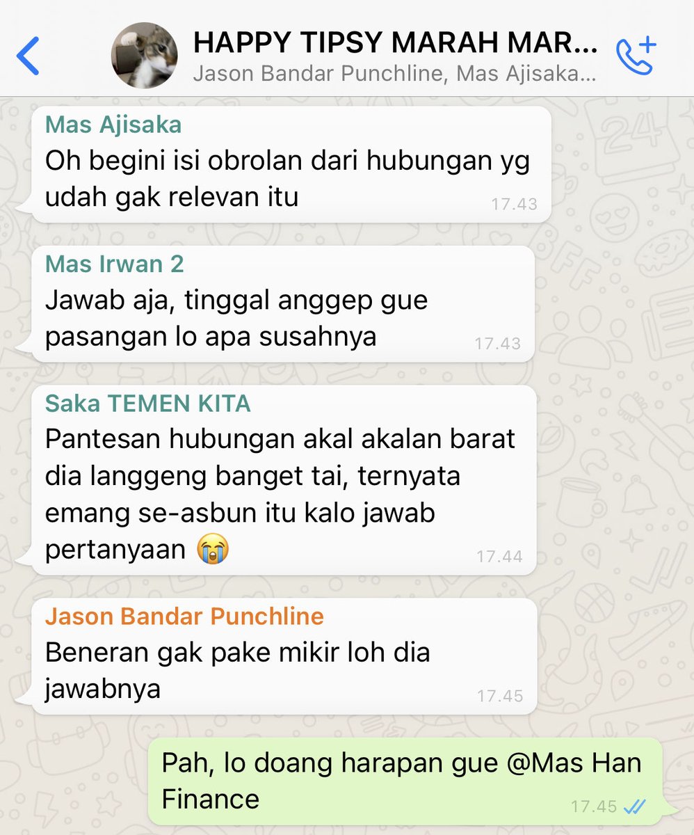 RRubyverse's tweet image. 235. Udah mulai nyaman dia jadi korban bullying rupanya 😭