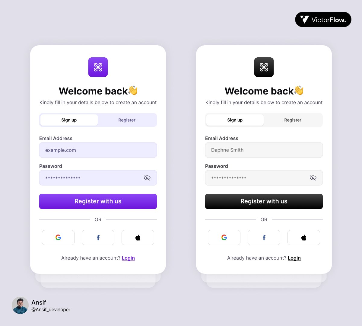 Ansif_developer's tweet image. Version A or Version B?