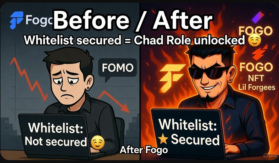 Whitelist secured = Chad Role unlocked 
#Fogonft <a href="/fogo/">Fogo</a>