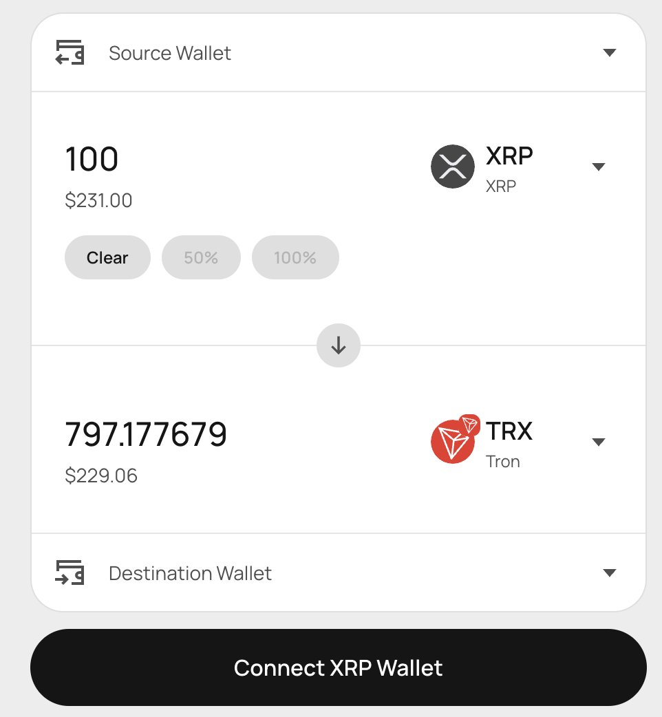 Swap $XRP ↔️ $TRX without a centralised exchange. ⚡️ Yep, you heard that  right! No KYC, no middlemen, no wrappers. Just pure cross-chain magic  powered by THORChain. ⚡️ 👉https://t.co/yoJMaWqMzz