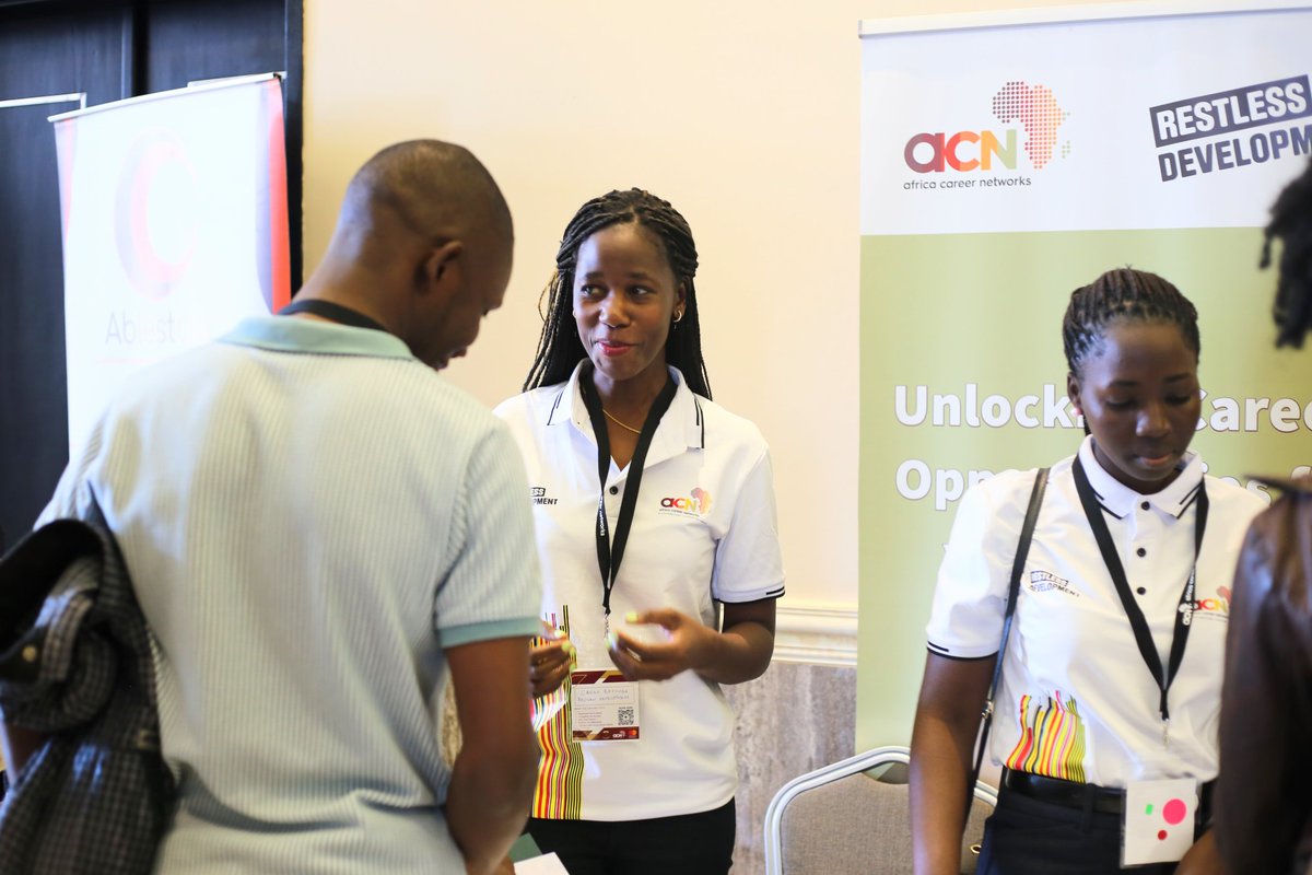 Restless_Uganda's tweet photo. We are proud to represent at the ongoing Africa Career Network (ACN) Summit in Uganda — bringing together key stakeholders to share experiences, strengthen collaborations, and promote youth employability &amp; career growth. #ACNSummit2025 #WeAreRestless #YoungPeople 🌍 https://t.co/AmIrGVBerv