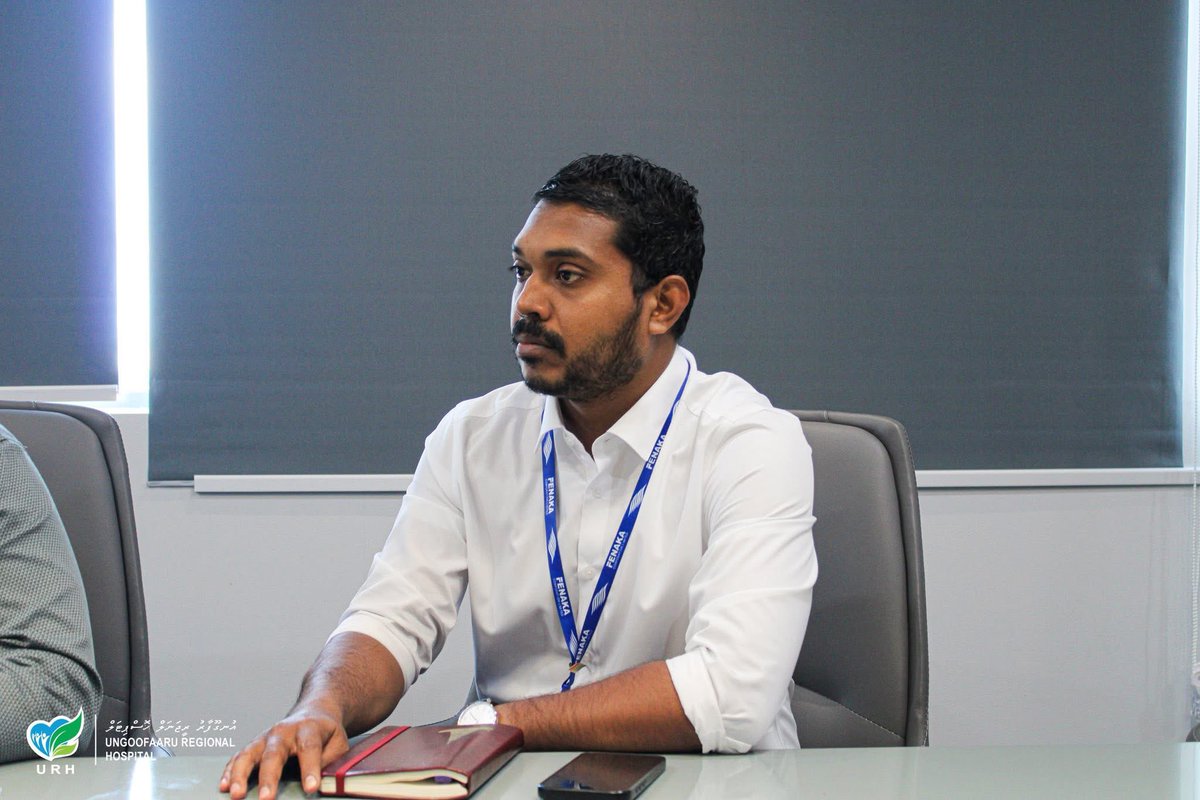 urh_mv's tweet photo. Our Deputy CEO, Mr. Hassan Shareef, along with some members of our Senior Management Team, met with the Deputy Managing Director and team from Fenaka Corporation Ltd today to discuss key operational matters and explore collaborative solutions for future development.
@presidencymv https://t.co/lolpxHagxC