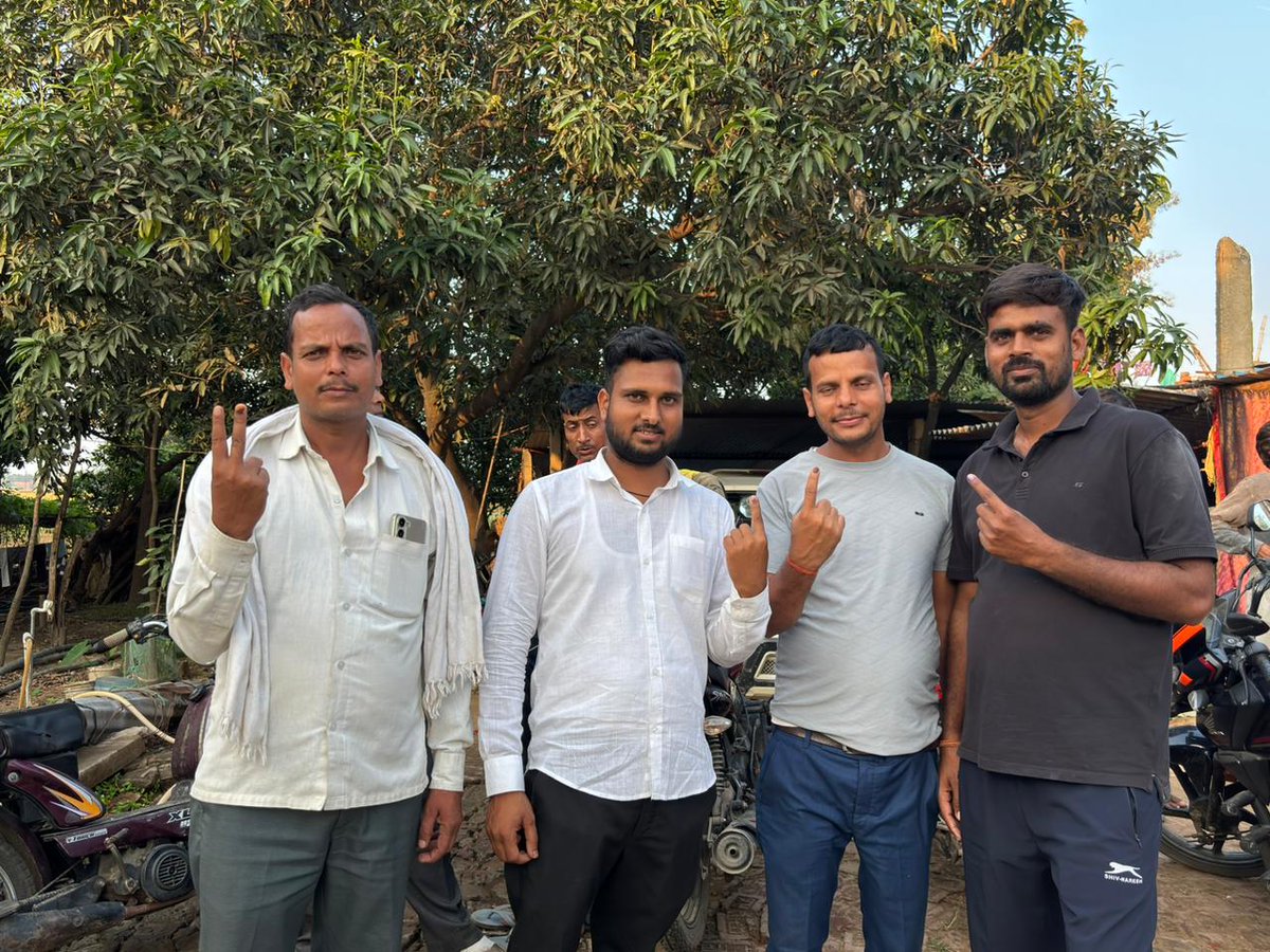 bineetsi's tweet photo. Vote done ✅ 

#BiharElection2025 https://t.co/b9bhRl7fDY