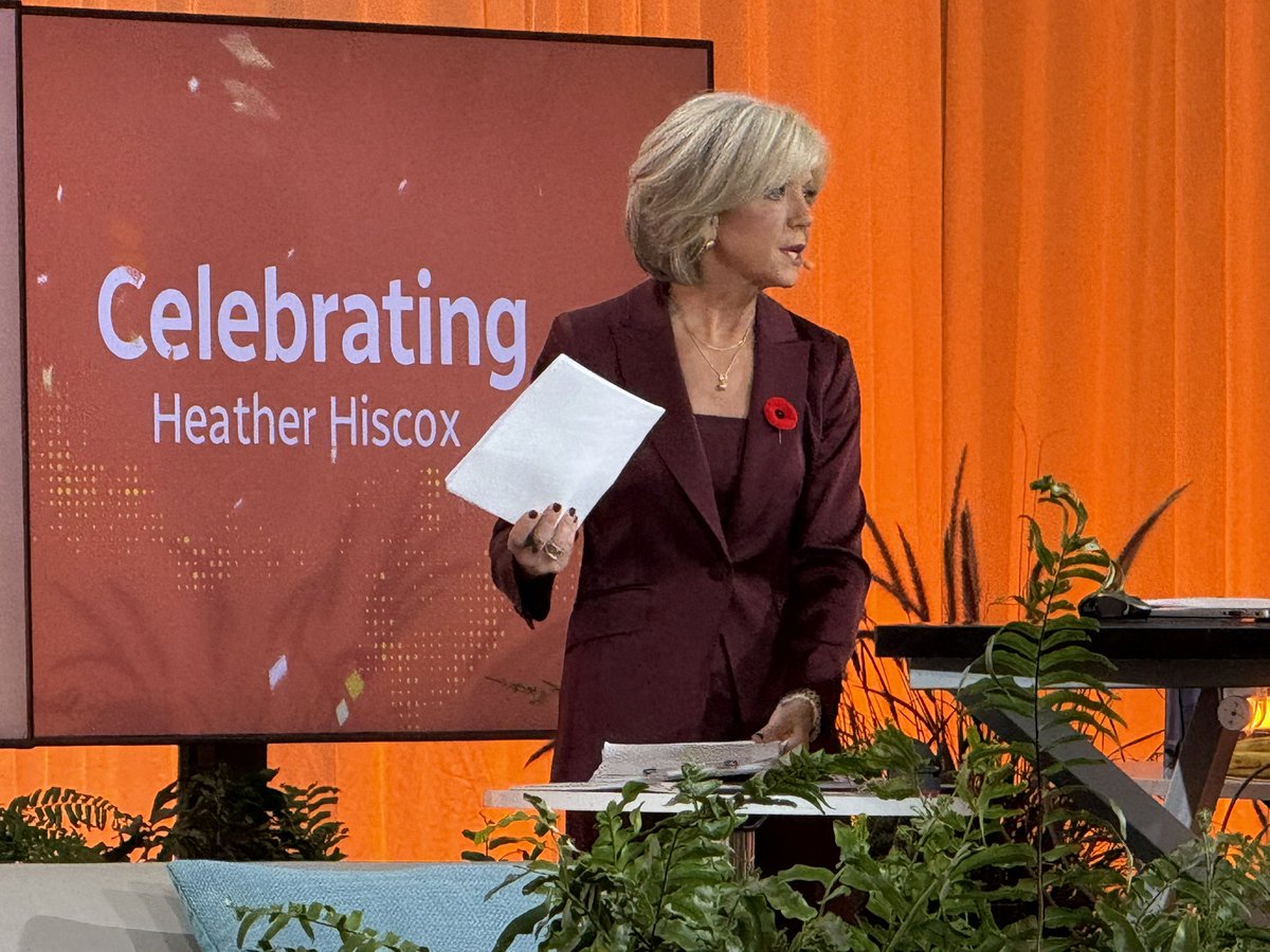 It’s <a href="/cbchh/">Heather Hiscox</a>’s last show on the <a href="/CBCNews/">CBC News</a> morning show. A nice crowd down here to give her a fine send off.  #media #journalism #news