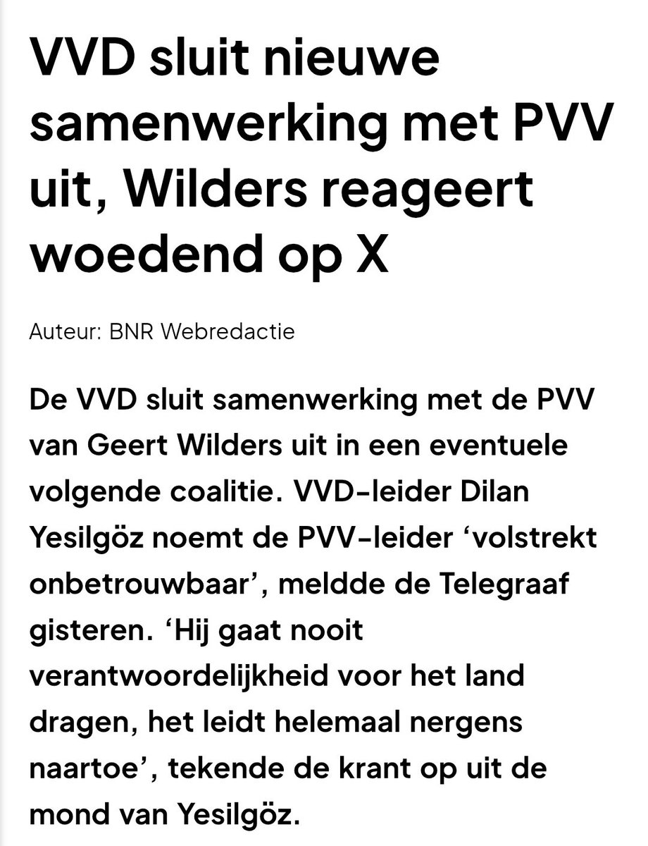 MarijkeLouisevd's tweet image. Dilan Yesilgöz #vvd noemt Geert Wilders #pvv ‘volstrekt onbetrouwbaar’.