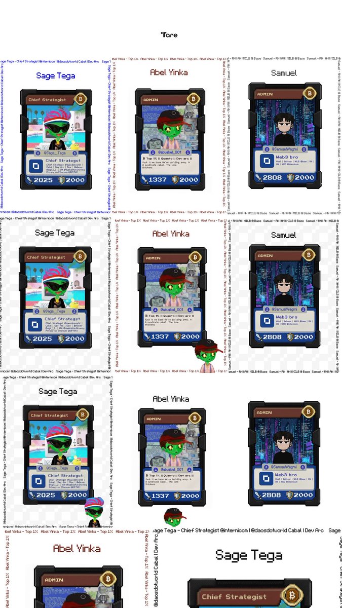 Tare_hq's tweet image. Game Card Designs For Base - ICCM Admins

Let’s chat 👋
Contact us at ✉️ contacttarehq@gmail.com to discuss your project and explore how we can collaborate to achieve remarkable results.