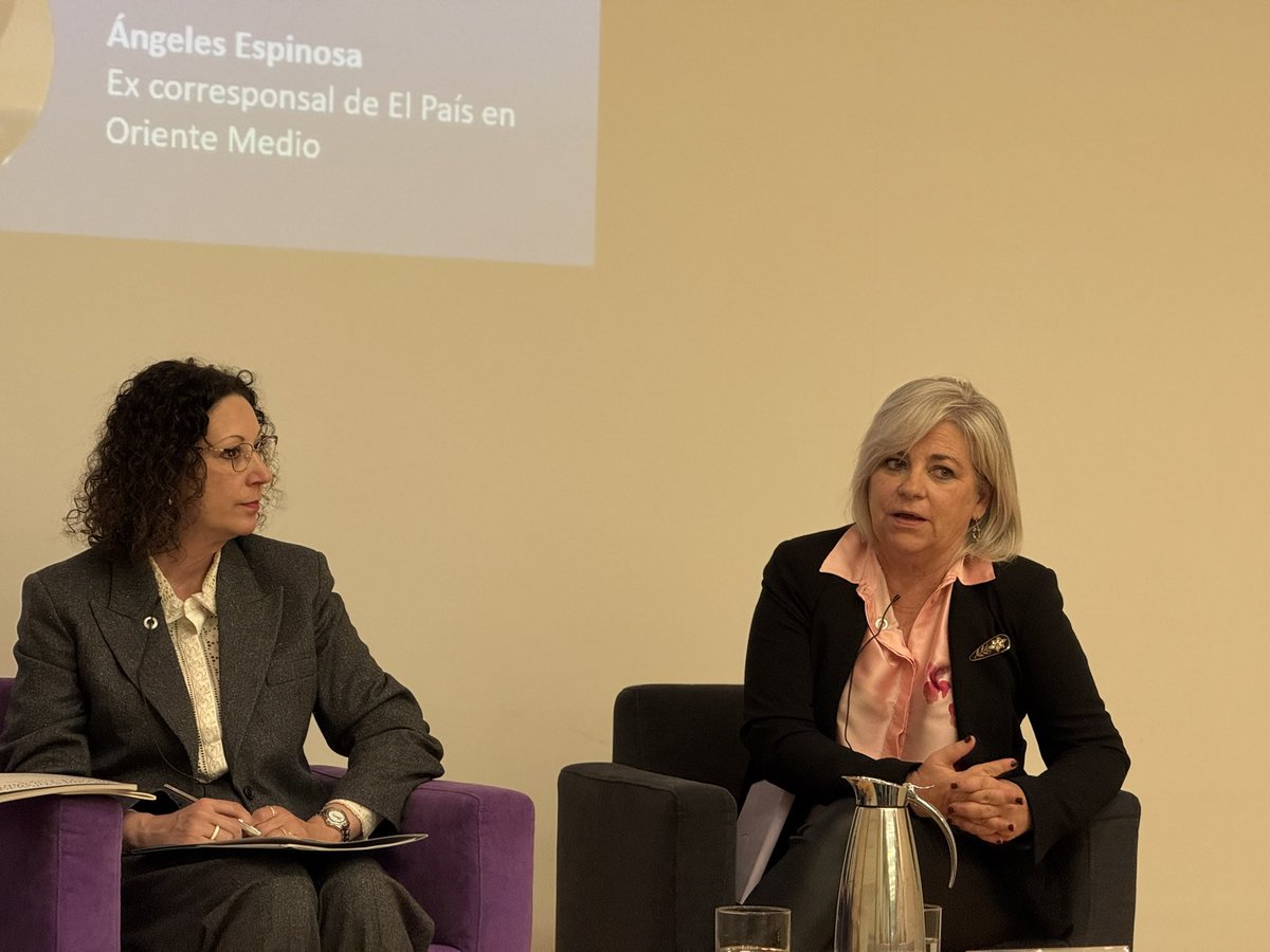 funalternativas's tweet photo. @JosepBorrellF @angelesespinosa @IAlvarezOssorio - @rosameneses10 , Subdirectora del Centro de Estudios Árabes Contemporáneos @CEARC_net 
- @ElenaValemciano , consejera del Consejo de Estado

#Gaza #Trump #planpaz #Israel https://t.co/fHyOZ7D5Rg