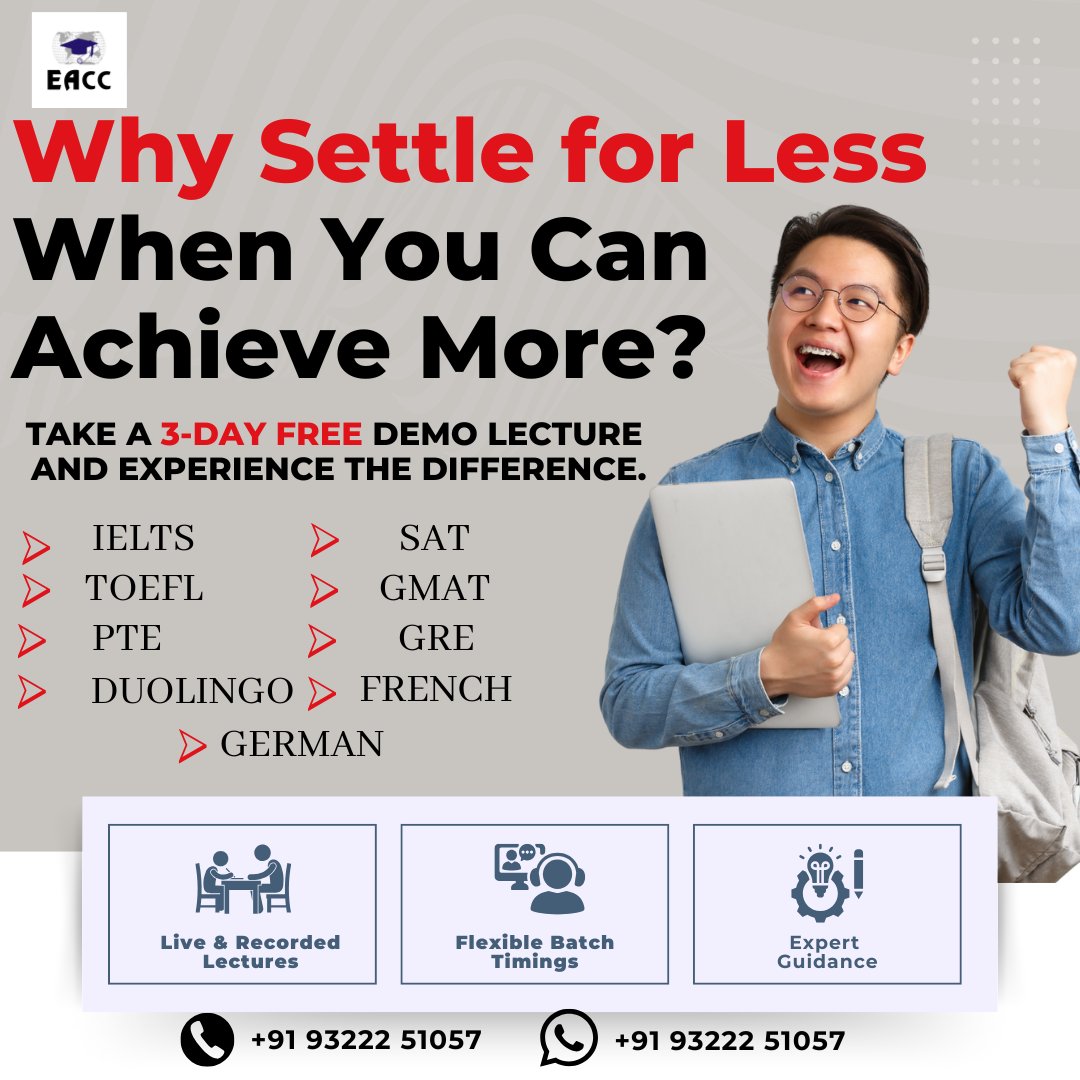 EACC_2000's tweet photo. 🎯 Why Settle for Less When You Can Achieve More?
Dreaming of a top university abroad? 🌍

Get the score that takes you there! ✅

📆 Book your Zoom One-on-One session today 👉 

Register Now:

🔗 Book Your Session: https://t.co/P7lG6pFWQi

🔥 Limited slots available – act fast! https://t.co/3090bJRUTz