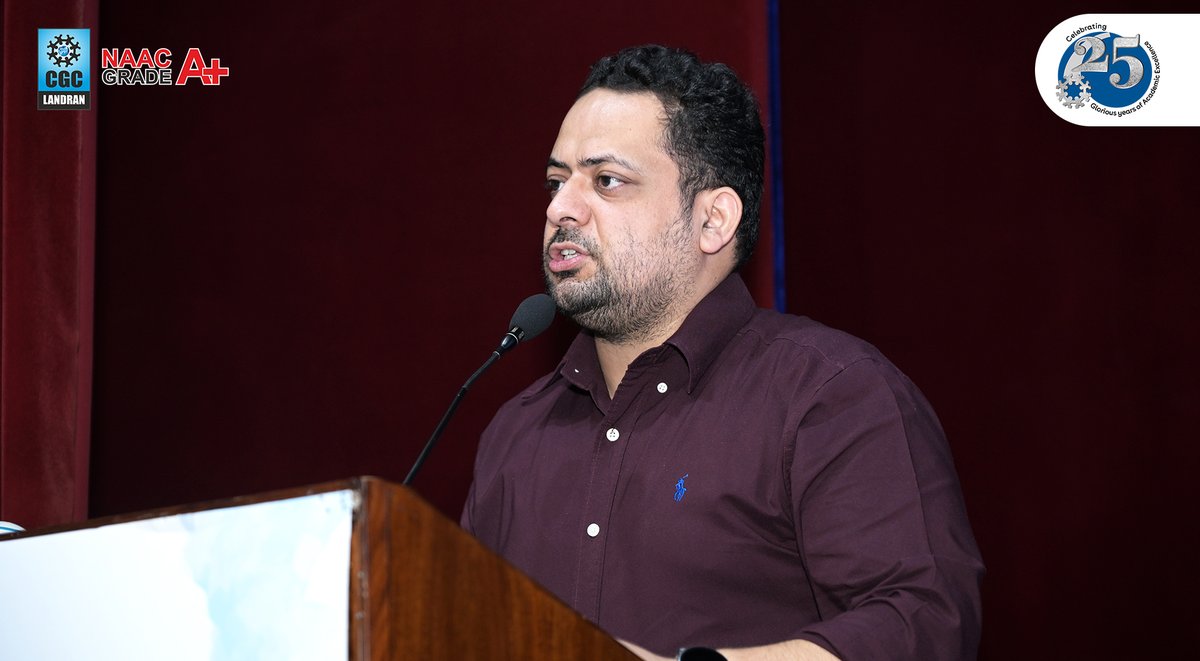 CGCPunjab's tweet image. An insightful session for Engineering (Batch 2024–2028), M.Tech CSE &amp;amp; MCA (2025–2027) led by Mr. Mandeep Singh Saini &amp;amp; Mr. Jitanshu Chandel, empowering students for their career journey ahead! 

#CGCLandran #OrientationProgramme #TrainingAndPlacement