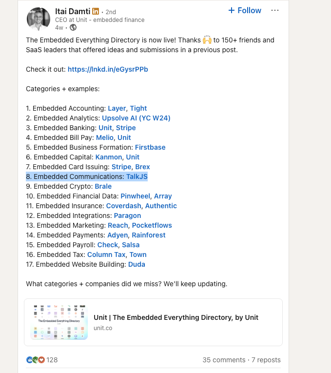 always interesting to see how people categorize your product