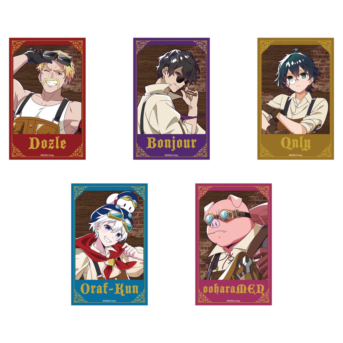 📢新入荷情報⚒️ 📷ランダムチェキ風カード 異世界工房風のフレームが