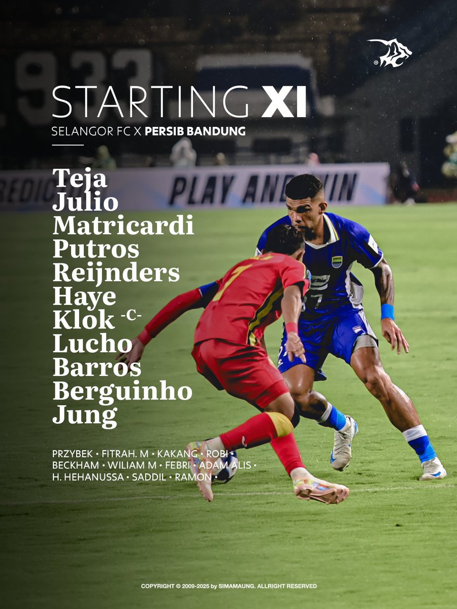 Susunan pemain yang menarik untuk diikuti.
Kumaha prediksina?

#MAUNGDAY