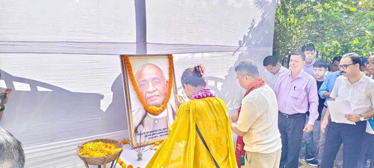 dckokrajhar's tweet image. Hon Guardian Minister Sjt U.G. Brahma flagged off the &quot;Padayatra&quot; today at Kokrajhar to commemorate the 150th Birth Anniversary of Sardar Vallabhbhai Patel in the presence of Hon MLA &amp;amp; DC Smt Masanda Pertin, IAS encompassing participants from diverse fields.
#sardar150unitymarch
