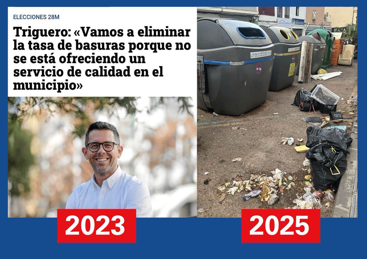 👎🏻 Carrers bruts, serveis ineficaços i Triguero assenyala al veïnat. 
El PP ha convertit la neteja d’Eivissa en un problema constant. 
Ja n’hi ha prou d’excuses!
👇🏻👇🏻👇🏻👇🏻👇🏻
psib-psoe.org/eivissa/el-pso…