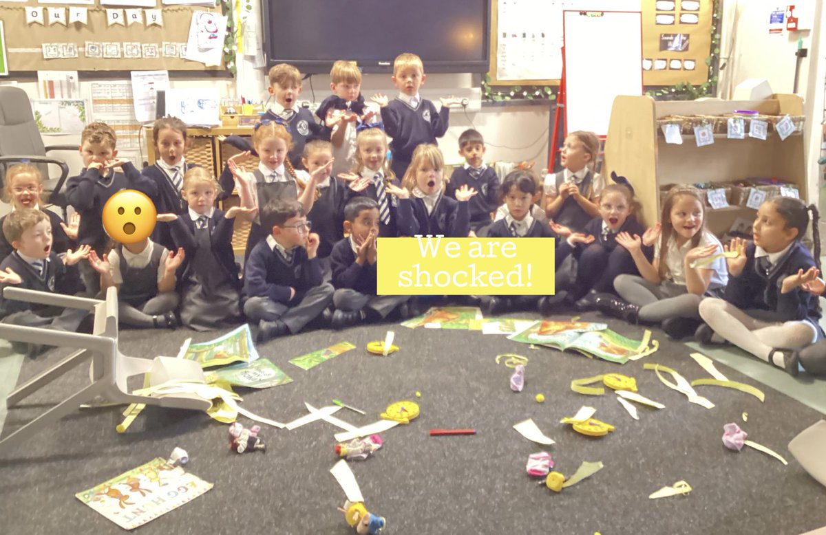 Misswalsh1_'s tweet image. #class12 were so shocked this week to find out that someone or something has trashed our classroom! We are working hard to investigate all the clues left behind. @Year1Monksdown @MonksdownReads