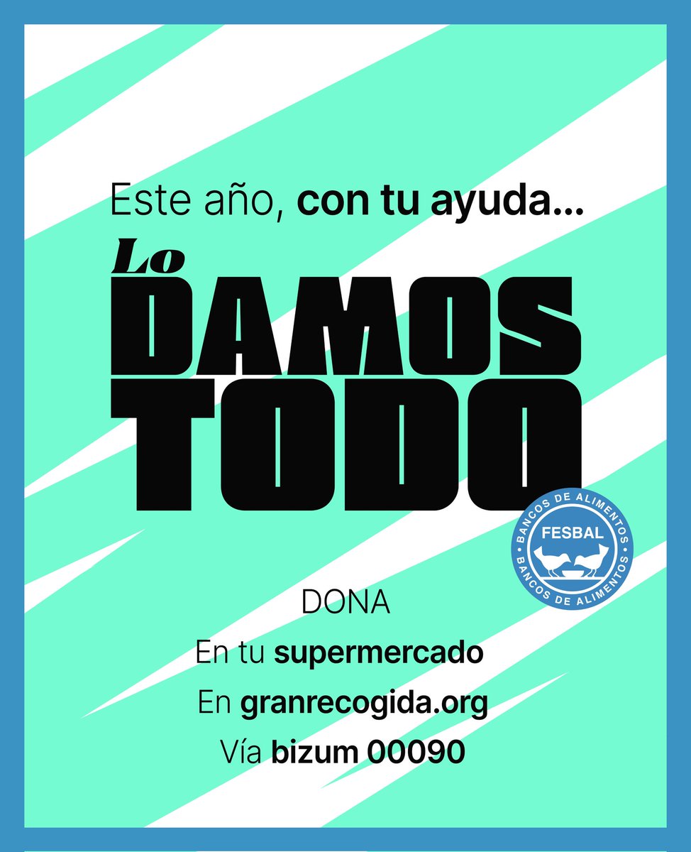 #LoDamosTodo en la #GranRecogida… y lo hacemos con 
transparencia ✨ 
Descubre las ventajas de la #donacióneconómica: más 
eficacia, más #sostenibilidad… y la posibilidad de 
desgravar tu aportación validando tu ticket en �� 
www.granrecogida.or