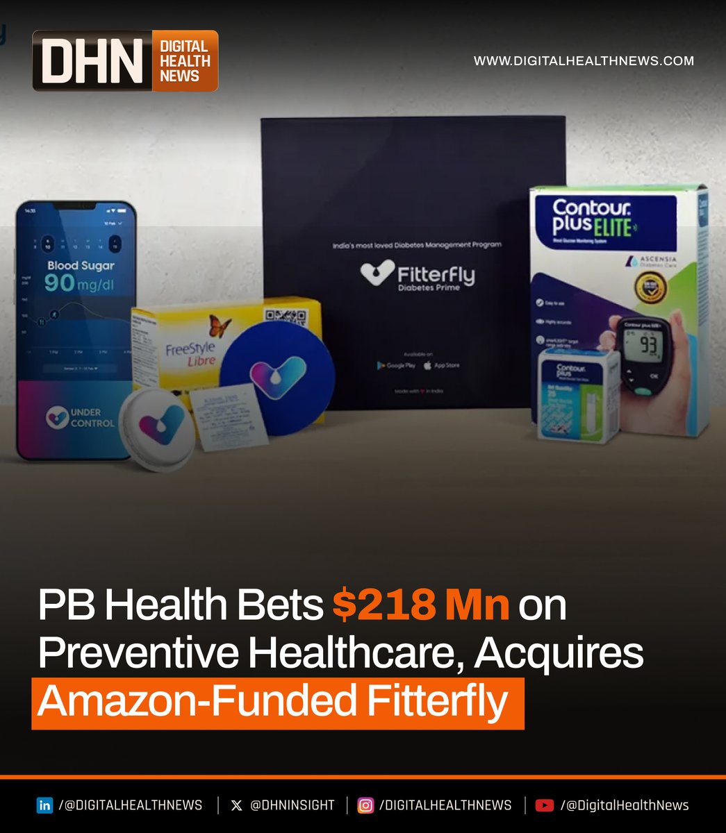 𝐏𝐁 𝐅𝐢𝐧𝐭𝐞𝐜𝐡’𝐬 𝐇𝐞𝐚𝐥𝐭𝐡 𝐀𝐫𝐦 𝐀𝐜𝐪𝐮𝐢𝐫𝐞𝐬 𝐅𝐢𝐭𝐭𝐞𝐫𝐟𝐥𝐲 𝐭𝐨 𝐒𝐭𝐫𝐞𝐧𝐠𝐭𝐡𝐞𝐧 𝐀𝐈-𝐋𝐞𝐝 𝐇𝐞𝐚𝐥𝐭𝐡𝐜𝐚𝐫𝐞 𝐌𝐨𝐝𝐞𝐥 𝐰𝐢𝐭𝐡 $𝟐𝟏𝟖 𝐌𝐧 𝐁𝐨𝐨𝐬𝐭

PB Healthcare Services, the health arm of PB Fintech, has acquired digital health startup