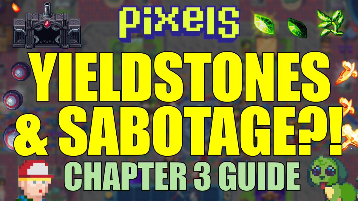 surgeweb3's tweet image. NEW VIDEO: PIXELS CHAPTER 3 GUIDE | YIELDSTONES, CONTRIBUTING &amp;amp; SABOTAGING EXPLAINED!

Link in the comments

#pixels #pixelsupdate #pixelscreator @pixels_online