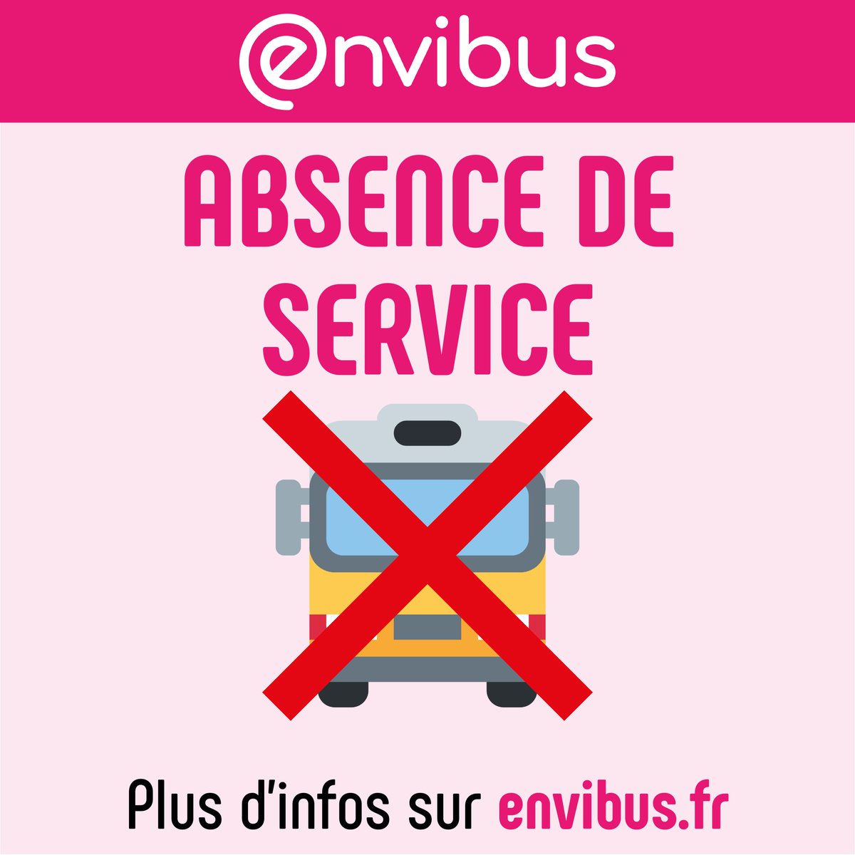 LIGNE 11 - OPIO 
🚍Cause accident à 12h10 au niveau de l'arrêt Ecole F. Mistral dans le sens Jarrerie, le service de 12h25 départ Jarrerie ne sera pas effectué ce jeudi 06 novembre.
Merci pour votre compréhension.