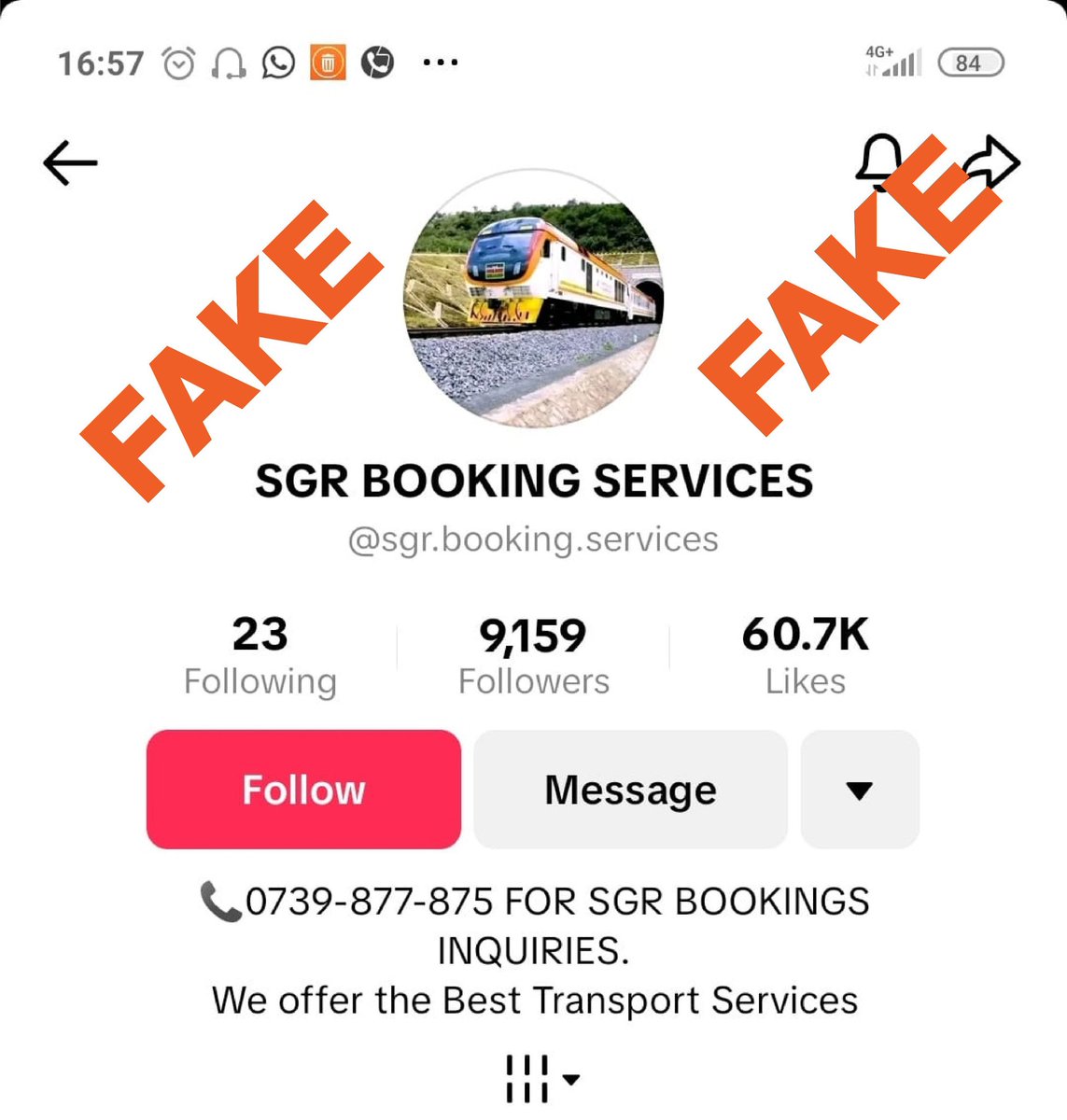 KenyaRailways_'s tweet photo. Whenever you wish to reach us, please contact us only through our official communication channels:
📞 Tel: 0709 907 000 / 0709 907 555
📧 Email: info@krc.co.ke | metickets@krc.co.ke

Stay alert and protect yourself from scammers. https://t.co/Mok6EYrq8c