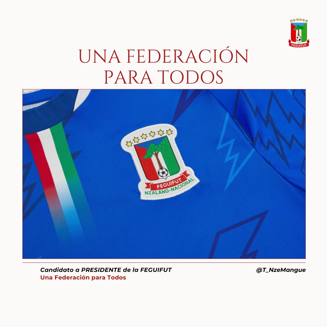 T_NzeMangue's tweet photo. El fútbol es unión, y esa es nuestra base⚽️
Creemos en una #FEGUIFUT para todos.
Una Federación que escuche, acompañe y trabaje para todas las provincias por igual.
Con ética y gestión profesional lograremos un fútbol ecuatoguineano más fuerte.
#UnaFederaciónParaTodos https://t.co/oO28tNZsVs