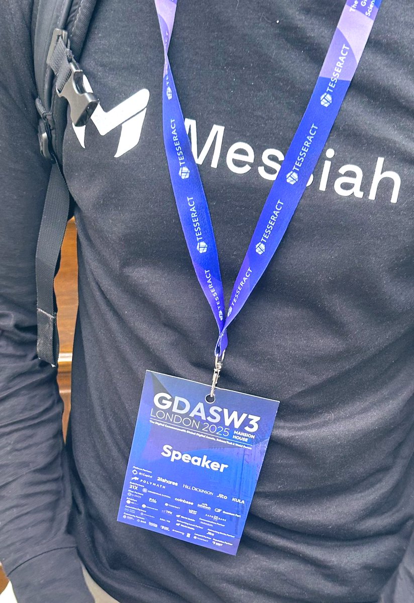 messiah_network's tweet photo. Another defining moment for team Messiah.

Yesterday, we took the stage at the @TheDCW_X Web3 Forum inside London’s historic Mansion House, the official residence of the Lord Mayor of London and one of the most prestigious venues in global finance.

To stand among 65+ world-class speakers, the top 1% shaping the future of Web3, was truly humbling.

Chris represented Messiah, sharing how our NodeHub and multi-chain node deployments are driving the next wave of mass adoption. He also hosted a panel on “The Future Forces Shaping DeFi” with: Dr. Nick Almond, Jito Foundation
and James Harris, Tesseract.

The Lord Mayor of London delivered a powerful message on the UK’s need to accelerate DeFi policy and Web3 investment, joined by Zia Yusuf, Head of Policy at Reform UK, calling for stronger innovation leadership in decentralised finance.

Beyond the stage, the connections we made were incredible, from top VCs to strategic partners and innovators, opening new doors that will help shape the next phase of Messiah’s growth.