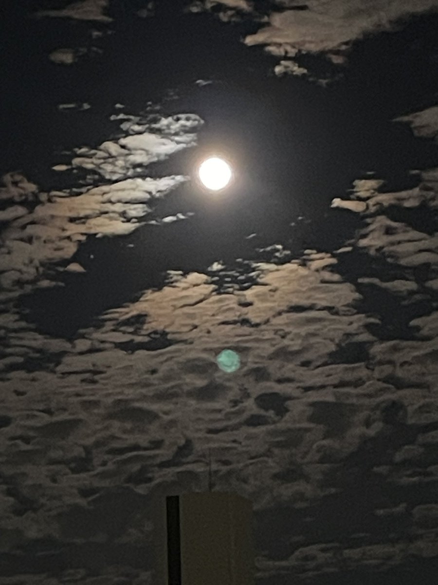 今夜の月！美しい🌕✨️✨
