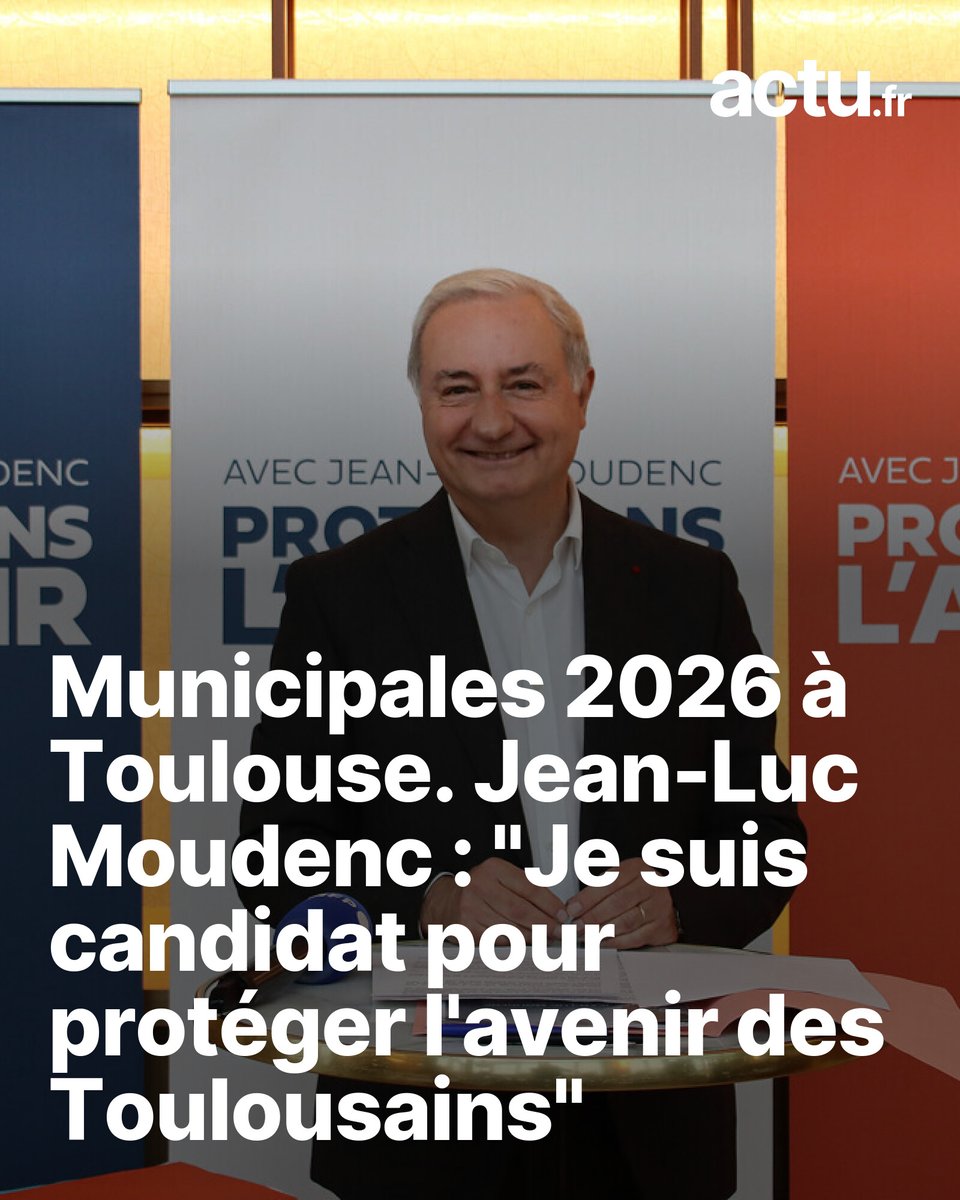 🔴 DERNIERE MINUTE. Le maire de Toulouse brigue officiellement un nouveau mandat
➡️ l.actu.fr/bO6D