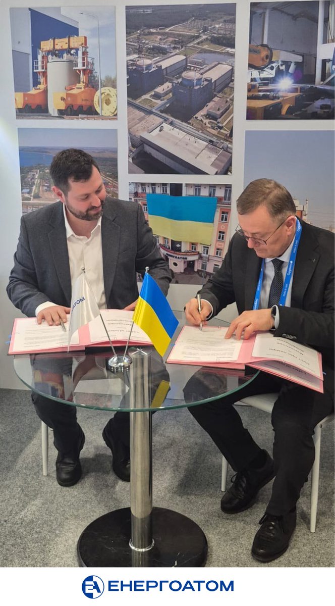 Енергоатом та Metroscope співпрацюватимуть у сфері цифрових рішень для підвищення ефективності роботи українських АЕС

Детальніше 🇺🇦📷✍️: energoatom.com.ua/news/energoato…

<a href="/edfenergy/">EDF 🇬🇧</a> <a href="/Exhibition_WNE/">WNE - World Nuclear Exhibition</a> 

#Енергетика #АтомнаЕнергетика #лідериенергетики #мирнийатом #енергія #струм