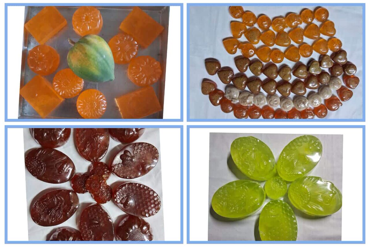 NJalalpore13's tweet image. જલાલપોર તાલુકાનામછાડ ગામના શ્રીકૃષ્ણસખી મંડળનાપ્રમુખ ફાલ્ગુનીબેન મહેશભાઈ પટેલ દ્વારા ઓર્ગનીકસાબુ અને શેમ્પુ,ચીકી,દીવા ડેકોરેશનની કામગીરી કરવામાં આવે છે,અને  સખીમંડળ/મિશન મંગલમ યોજના સાથેજોડાયેલા છે,અનેતેઓ અલગ-અલગ મેળાઓમાં સ્ટોલ મૂકીવેચાણ કરેછે,તેઓ અંદાજિત ૨,૫૦,૦૦૦જેટલી આવકમેળવેછે