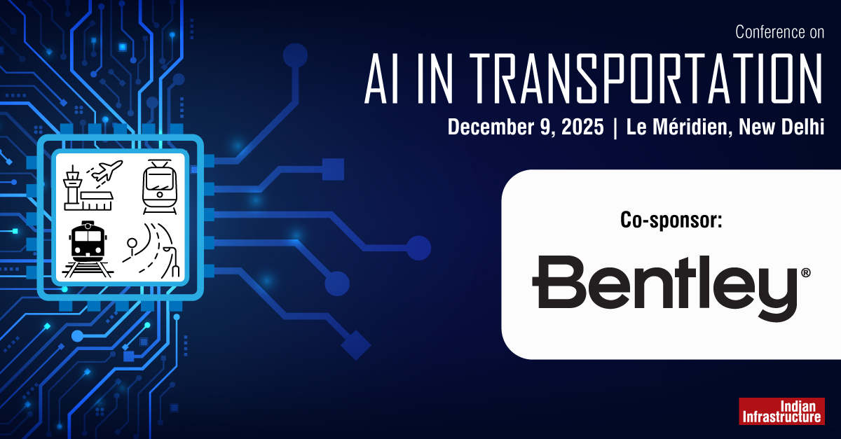 Indianinfra_mag's tweet image. We are delighted to welcome @BentleySystems as a co-sponsor for our upcoming conference on AI in Transportation, scheduled for December 9, 2025, at Le Méridien, New Delhi.

To register, visit: web.cvent.com/event/012c6f7c…

#AIinTransportation #SmartMobility #IntelligentInfrastructure