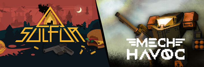 We’ve got another awesome bundle live! Mech Havoc teams up with the super cool SULFUR.

Big thanks to <a href="/perfectrandom_/">SULFUR 🔥 🔫 🍔 out on Steam!</a> ❤️‍🔥

#indiegames #indiegamedev