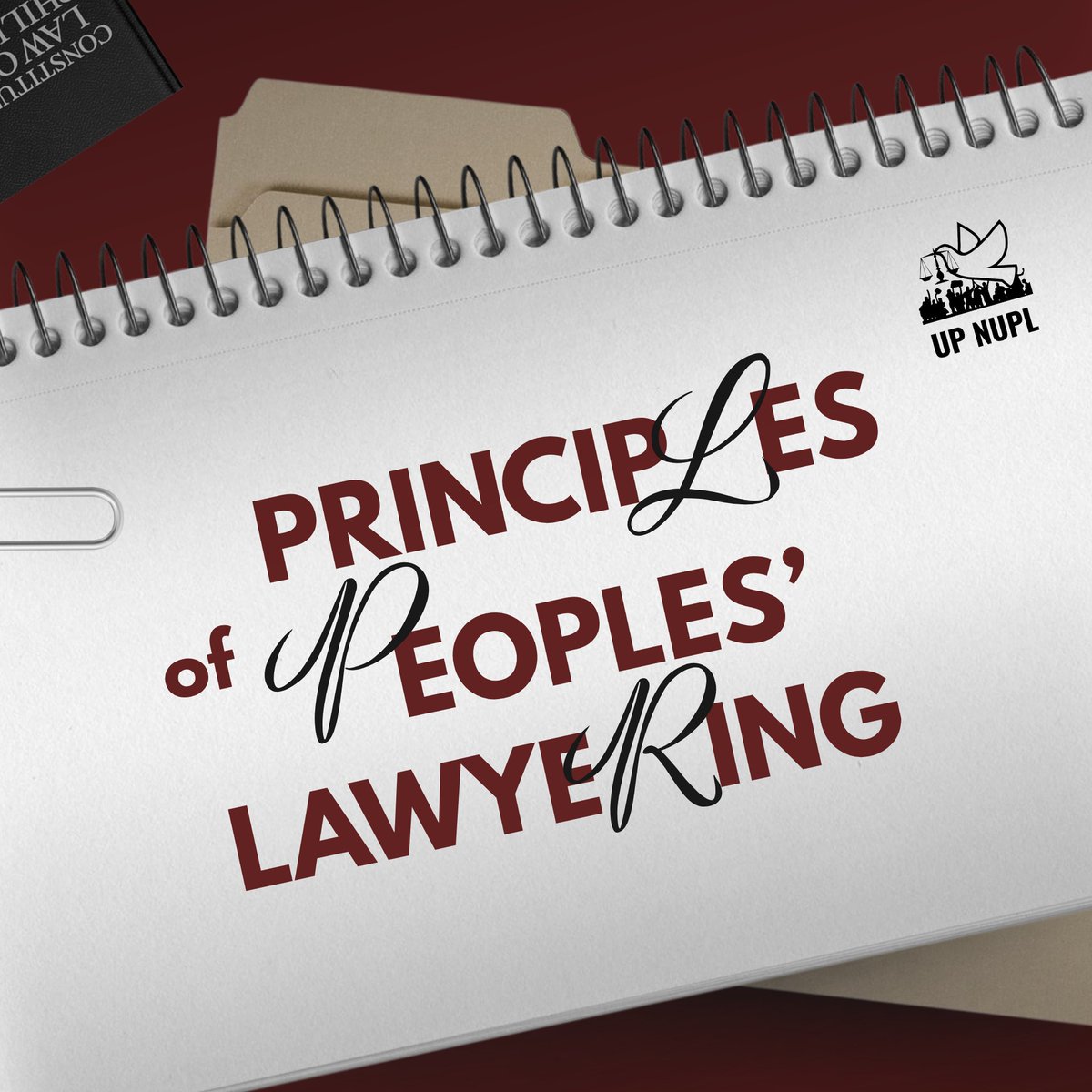 nupl_uplaw's tweet photo. Peoples' Lawyering means lawyering for the poor and marginalized — peasants, workers, fisherfolk, women, youth, migrants, and indigenous peoples.

It goes beyond litigation. It’s about advocacy, solidarity, and collective struggle.

#PeoplesLawyering #ServeThePeople https://t.co/nKb6sIFmgl