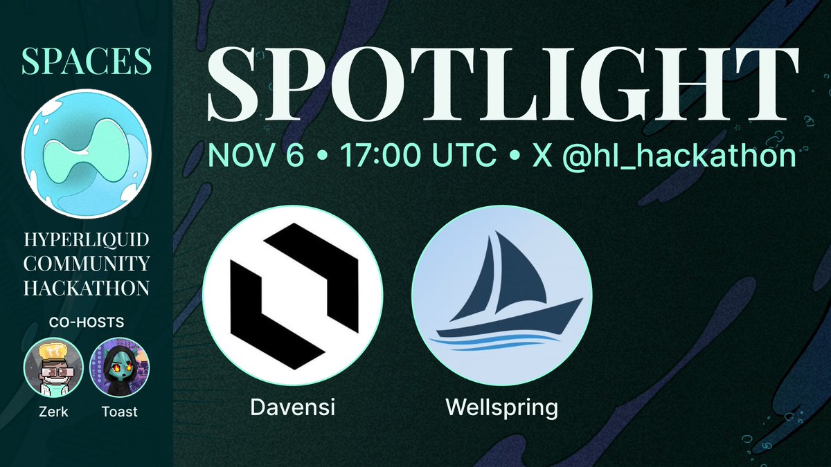 Hyperliquid Community Hackathon tweet media