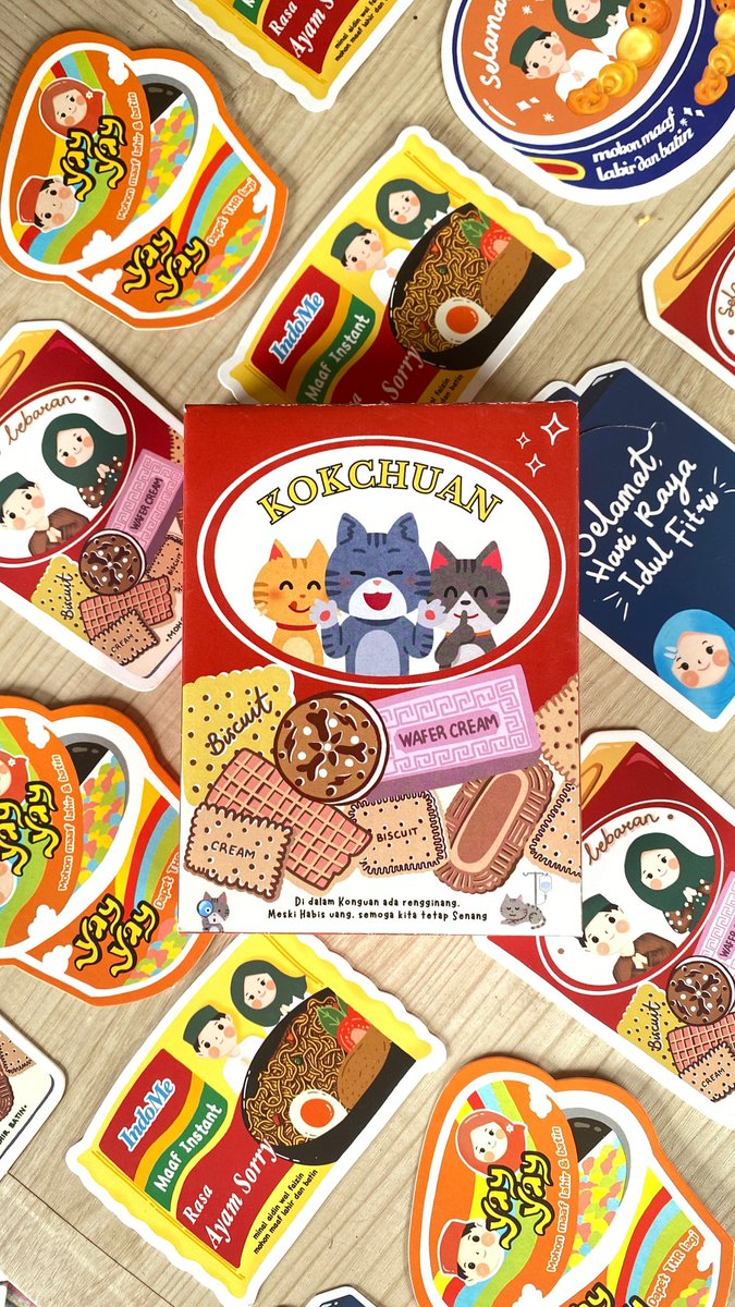 *🌙 PO Amplop Lebaran 3D Premium 🌙*

⛔ close by kuota
✅️ Ready Desember 
💸 35.000 nett per box (cuma 1.400/pcs)

*Details*
💝 Isi 25 pcs/box
Isi include Variasi Mix :
- Monde (5pcs)
- Konguan (5pcs)
- Kalengkerupuk (5pcs)
- Nyamnyam (5pcs)
- Indomie (5pcs)

CLOSE SENIN YAA