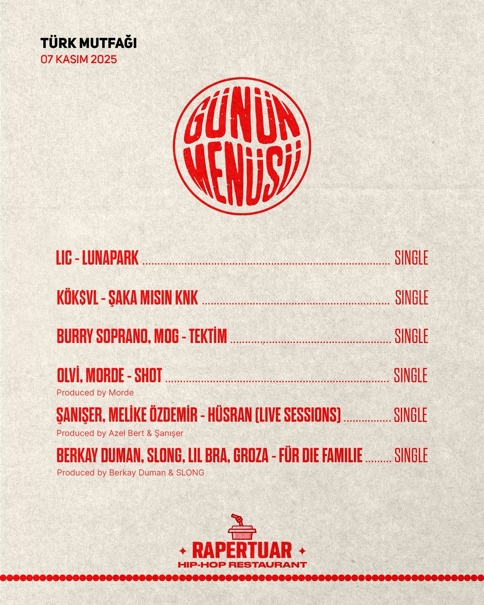 Bu gece çıkacak işlerin arasından Günün Menüsü’nü sizin için oluşturduk. Türk Mutfağı bu şekilde:

En büyük merakla bekledikleriniz hangileri? 🌭