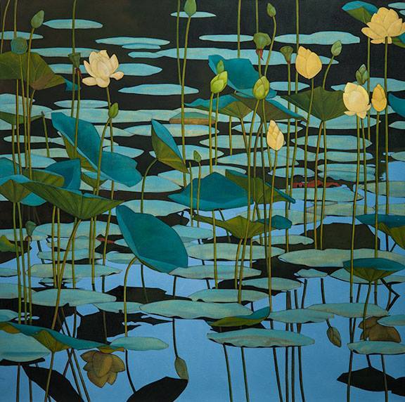 JimBeattie18's tweet image. Lotus Flower 
Sun Lijuan.