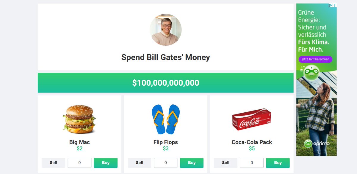 minimaxcode's tweet image. 💸 ビル・ゲイツのお金、全部使ってみたい！
→ 結果：使い切れない。全然ムリ！
世界一の富豪気分が無料で体験できるサイト｜neal.fun
20＋ミニゲームで暇つぶし最強🎮
#ミニゲーム  #nealfun #暇つぶし  #おもしろサイト #ウェブサイト #ビルゲイツ