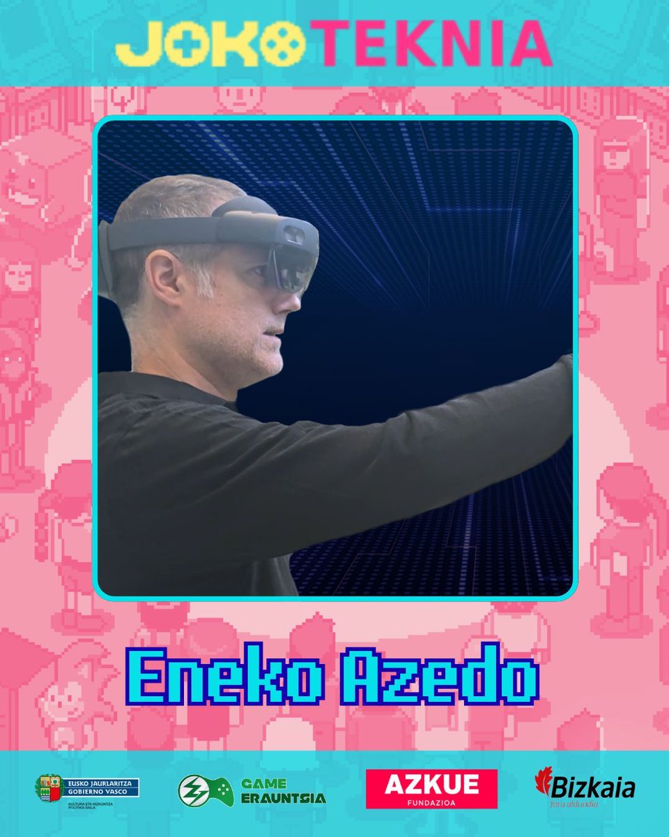 🎮 🎲 VIII. #Jokoteknia|ren hirugarren hizlaria aurkeztera gatoz! 

Game Erauntsia zein <a href="/Rolariak/">Rolariak euskal rol joko eta kultura elkartea</a> elkarteetan ondo ezagutzen dugun Eneko Azedo sortzaileak parte hartuko du ADUR Azken Erronka bideojokoa aurkezteko.

#Bideojokoak <a href="/AzkueFundazioa/">Azkue Fundazioa</a> #Euskara

🔗 jokoteknia.eus/blog/eneko-aze…
