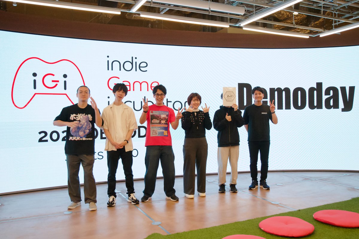 先日、iGi第5期生による集大成イベント『Demoday』を開催しました！会場は昨年に続き、渋谷のあそびば「404 Not Found」🎮

5期生は今後もそれぞれ活動を続けていきますので、ぜひあたたかい応援をよろしくお願いいたします😊