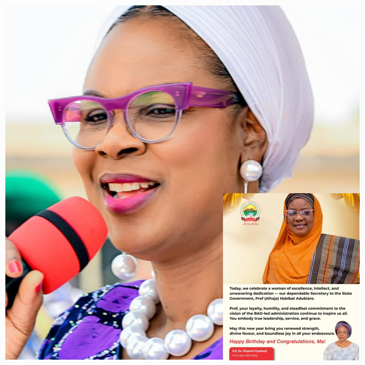 𝐄𝐤𝐢𝐭𝐢 𝐅𝐢𝐫𝐬𝐭 𝐋𝐚𝐝𝐲 𝐅𝐞𝐥𝐢𝐜𝐢𝐭𝐚𝐭𝐞𝐬 𝐏𝐫𝐨𝐟. 𝐀𝐝𝐮𝐛𝐢𝐚𝐫𝐨 𝐚𝐭 60

...𝑫𝒆𝒔𝒄𝒓𝒊𝒃𝒆𝒔 𝒉𝒆𝒓 𝒂𝒔 𝒘𝒐𝒎𝒂𝒏 𝒐𝒇 𝒆𝒙𝒄𝒆𝒍𝒍𝒆𝒏𝒄𝒆, 𝒊𝒏𝒕𝒆𝒍𝒍𝒆𝒄𝒕, 𝒖𝒏𝒘𝒂𝒗𝒆𝒓𝒊𝒏𝒈 𝒅𝒆𝒅𝒊𝒄𝒂𝒕𝒊𝒐𝒏

⏬️⏬️
facebook.com/10000631036398…